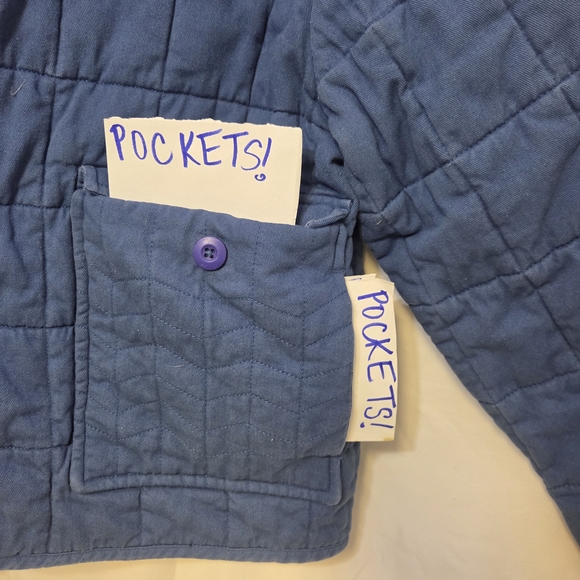 Back Beat Co. Indigo Quilted Jacket - Picture 13 of 16
